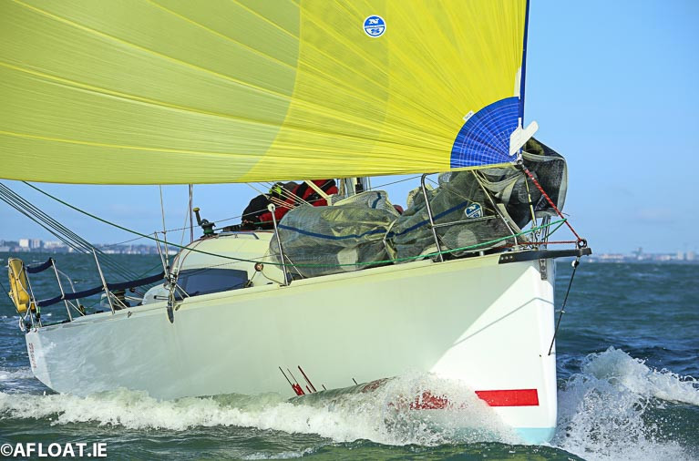 The John O&#039;Gorman skippered Sunfast 3600 &#039;Hot Cookie&#039; leads the DBSC Spring Chicken Series