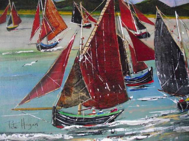 Red Sails by Pete Hogan