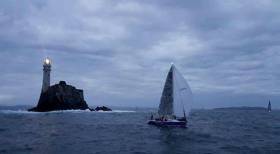 Unchanged since 1904 – the Fastnet Rock light sending out its signal to competitors in the Beaufort Trophy Series in Cork Week 2016