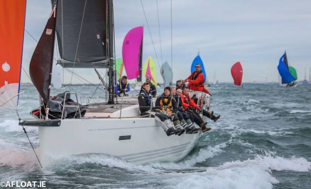George Sisk's XP44 Wow at the start of the Dun Laoghaire Dingle Race