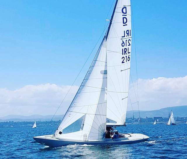 Martin Byrne's Dragon Jaguar is sailing with his son Conor and Portuguese professional Pedro Andrade at the Edinburgh Cup in Cowes next month