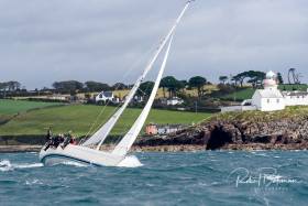 Heavy weather sailing off Roches Point in today&#039;s second race of the RCYC Autumn League. Scroll down for photo gallery
