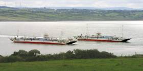 The pair of half-sister car ferries that operate Ireland&#039;s longest river crossing 
