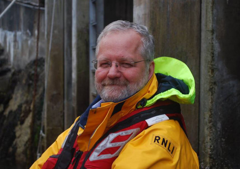 Oban RNLI volunteer Dr Colin Wilson is stepping down 