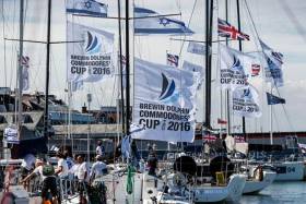 Teams ready for the start of the 2016 Brewin Dolphin Commodores&#039; Cup this morning