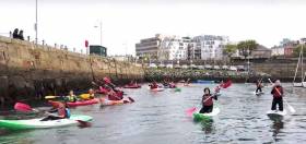 Afloat in Dun Laoghaire - the INSS open day had a variety of different craft in use