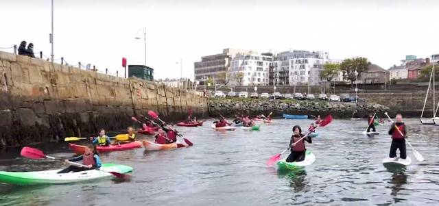 Afloat in Dun Laoghaire - the INSS open day had a variety of different craft in use
