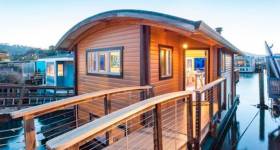 Houseboats like this one in California could comprise a cluster of ‘floating homes’ in Dun Laoghaire by late next year