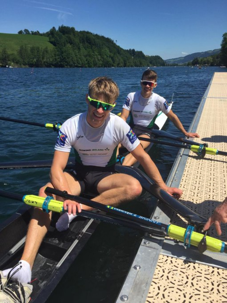 Jake and Fintan McCarthy in Lucerne in 2019