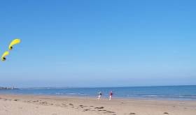 File image of Portmarnock beach in north Co Dublin, where the incident occurred on Monday