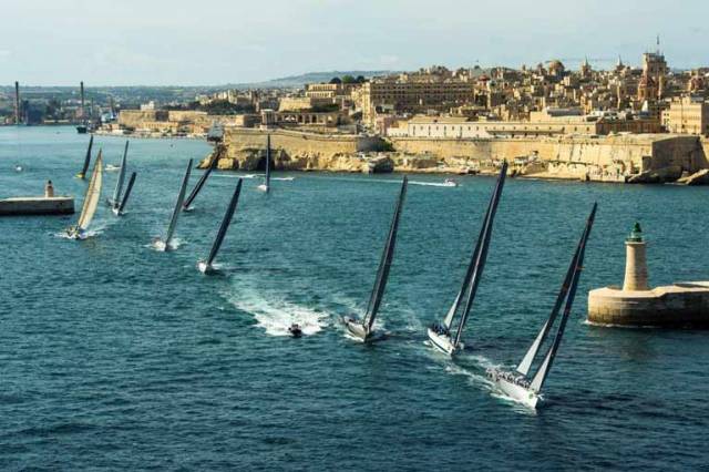 The Rolex Middle Sea Race course record has been broken on five occasions since the inaugural edition in 1968. The current record of 47 hours 55 minutes was established in 2007 by George David and his, then, 90-foot Rambler