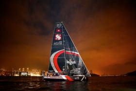Scallywag arrives in Hong Kong after 18 days of racing from Melbourne