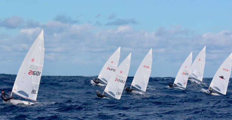 Optimal conditions for the Irish Olympic Laser team training in Malta this month