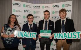 The Bray Sailing Club team at the Inclusion Awards