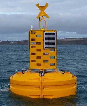 Data from the wave buoy is used to ensure the safety of ships coming in and out of Cork Harbour