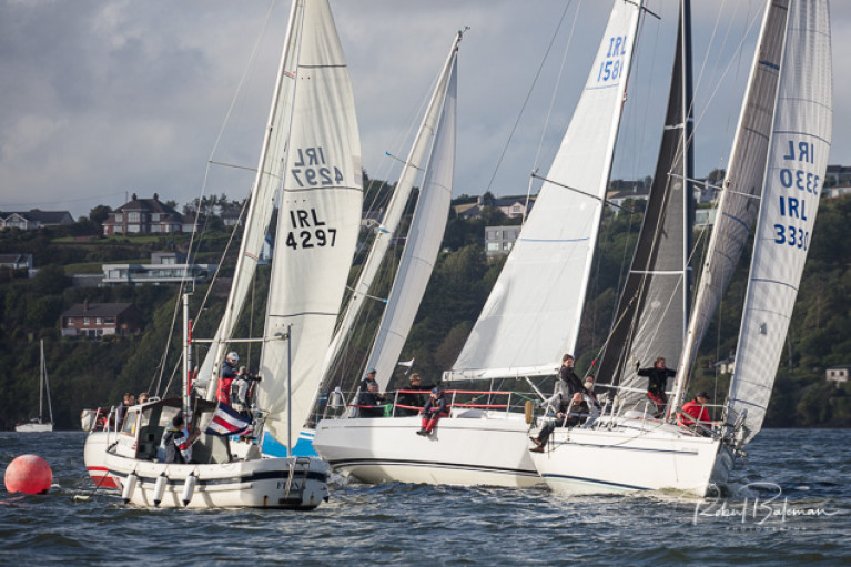  The race had an all-in start with the first gun at 6.25 pm off the Charles Fort line. Scroll down for a photo slideshow