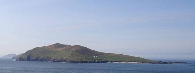 Great Blasket Island as seen from the Dingle Peninsula