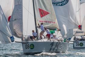 Anthony O&#039;Leary&#039;s RCYC team in action on the first day of the New York Invitational Cup