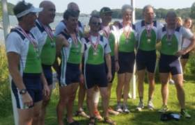 The Ireland composite which won at the World Masters Regatta.
