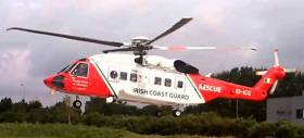 The Sligo-based Irish Coast Guard helicopter Rescue 118 is involved in the search for the missing jetskiier on Lower Lough Erne