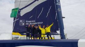 The Maxi Edmund De Rothschild, has won multihull line honours in the 48th edition of the Rolex Fastnet Race