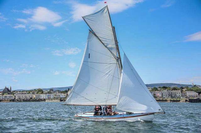 Howth 17s are one of several fleets travelling to compete in Saturday's National Yacht Club Regatta sponsored by Davy Group