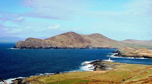 Valentia Island is one of Ireland's most westerly points lying off the Iveragh Peninsula in the south-west of County Kerry