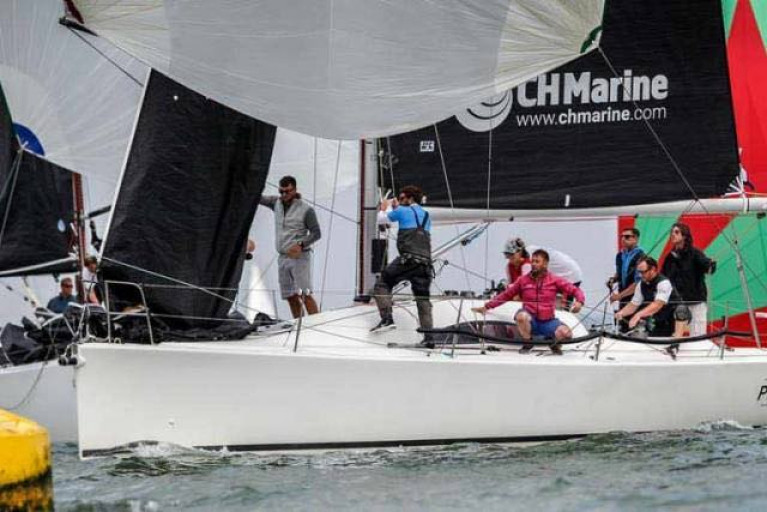 The Waterford based A35 &#039;Fools Gold&#039; competing at the IRC/ORC Worlds in 2018