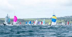 GP14s racing at Abersoch