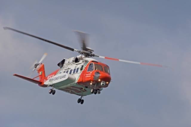 One of the Irish Coast Guard's four Sikorsky S-92 long-range SAR helicopters