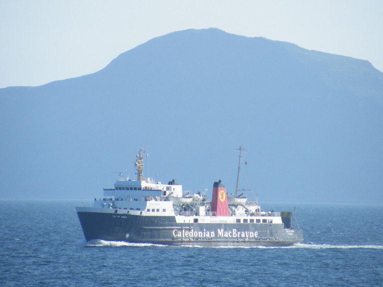 Stranded ferry passengers were left on the Isle of Arran in south-west Scotland. The Brodick-Ardrossan route on the Forth of Clyde is served a pair of ferries one of which AFLOAT pictured above, the Isle of Arran is offshore of its island namesake. 