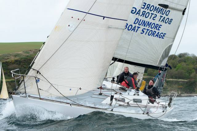Waterford Harbour visitor Slack Alice was second in class two IRC at the Kinsale Spring Series