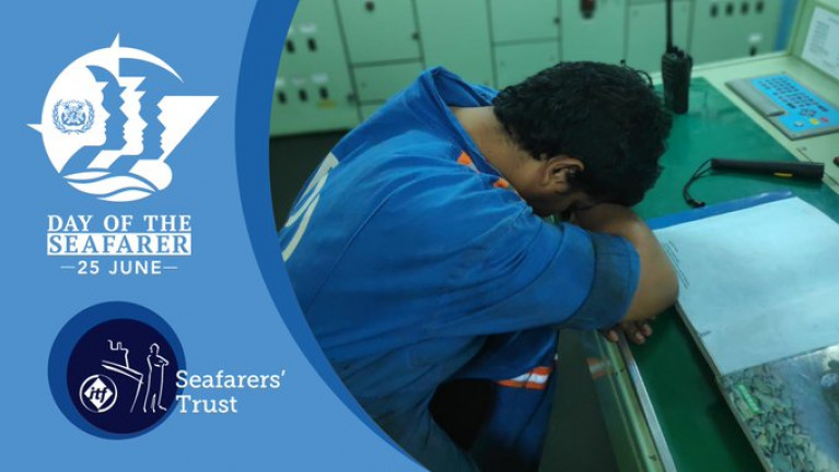 Tomorrow, Friday 25th June is the 'Day of the Seafarer' and the International Chamber of Shipping (ICS) is calling on vessels in ports around the world to sound their horns at 12 noon local time, so to remind governments of their responsiblities to seafarers, among them (above) Anoop Kumar, he's been on board over 10 months. For #DayoftheSeafarer@Seafarers_Trust is working with partner unions and seafarers' welfare organisations, to support seafarers and provide resources. To find out more about how to help copy and paste this link: https://bit.ly/35hI9g3