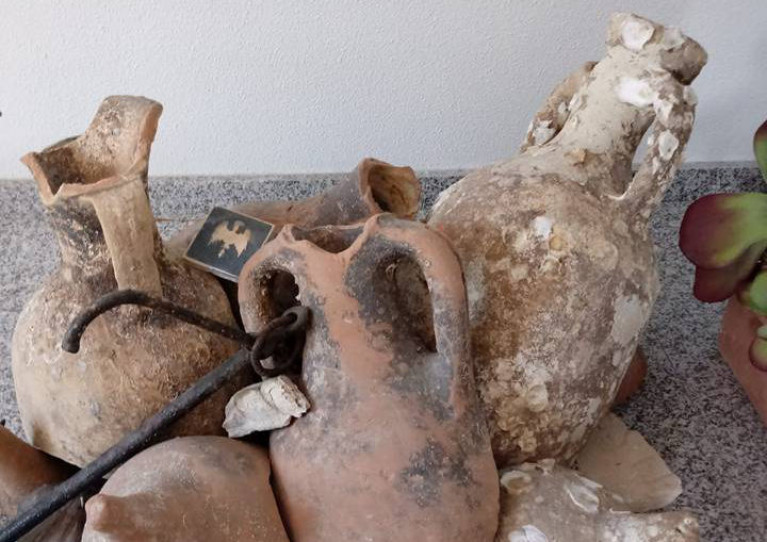 The ceramic amphoras could date from the first century AD