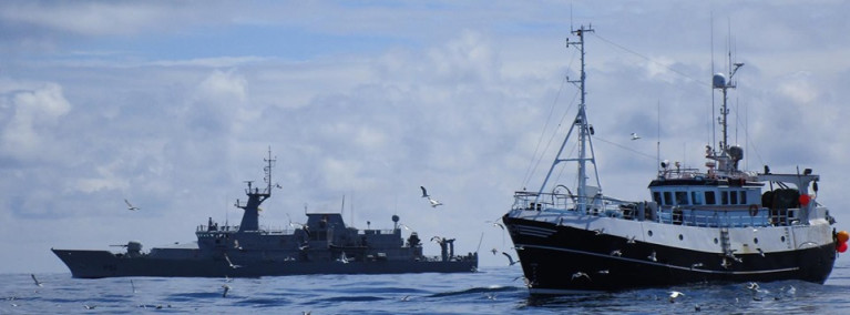 Foreign Affairs Minister Simon Coveney warns of ‘tensions’ between fishing fleets in event of no trade deal. Above Afloat adds is the patrol vessel LÉ Samuel Beckett on fishery duties. 