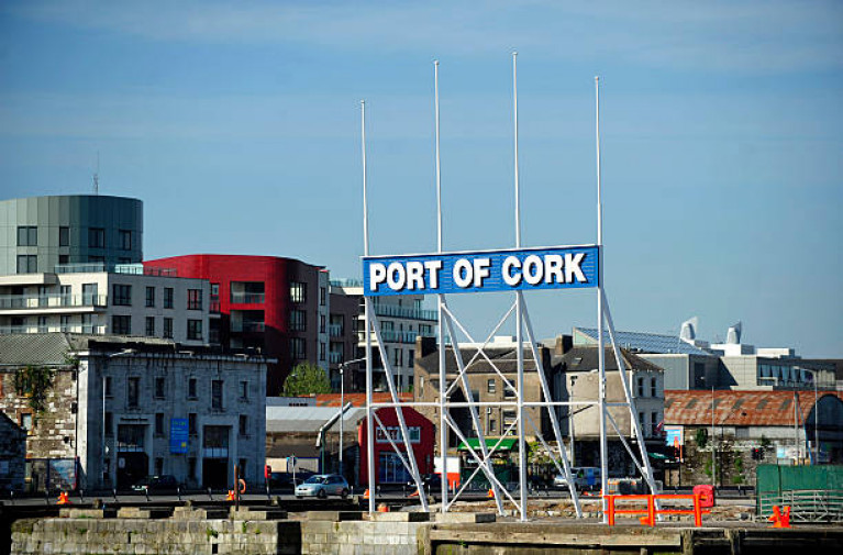 Calls for monument in recognition of Cork dockers as ‘They’re part of the fabric of the city’. Above AFLOAT adds the iconic 'Port of Cork' sign located where the channels of the River Lee meet along Customs House Quay (north and south) downriver of the city-centre. 