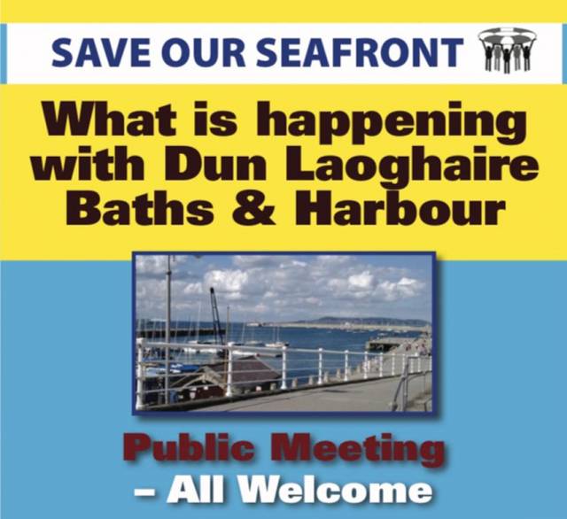 Dun Laoghaire Seafront Campaigners To Hold Public Meeting On Future Of Baths & Harbour