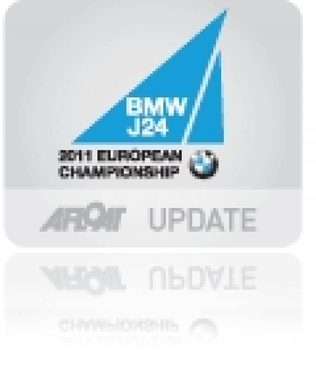 High Winds Scupper First Day at BMW J/24 Europeans