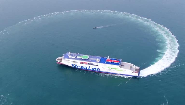 The new Stena Embla during sea trials. Stena Line is one of Europe&#039;s leading ferry companies with 36 vessels and 18 routes in Northern Europe. Stena Line is an important part of the European logistics network and develops new intermodal freight solutions by combining transport by rail, road and sea. Stena Line also plays an important role for tourism in Europe with its extensive passenger operations