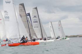 A Multihull start at the Festival of Speed weekend at Ballyholme Yacht Club