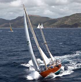 The handsome McGruer ketch Cuilaun – whose CV includes a Transatlantic Race Class Win – is headed for the Glandore Classic Regatta 2017 from July 23rd to July 28th