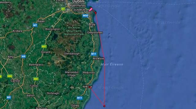 ISORA are heading south to Arklow in the fourth race of the 2017 series. Scroll down for tracker!