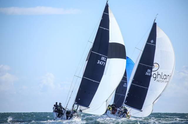 Racing to the Kish had extra significance today for a 38-boat fleet on Dublin Bay