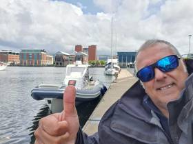 Sergio Davi at Belfast Harbour Marina last week