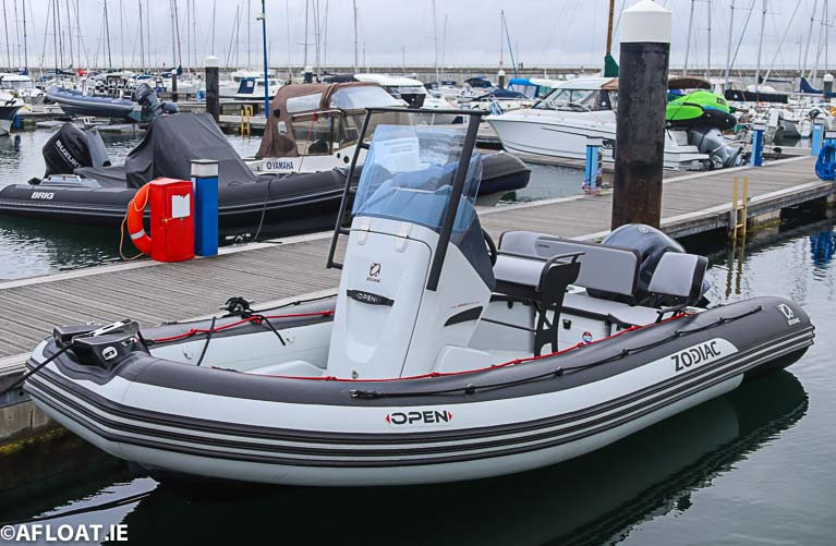  The recently delivered Zodiac Open 5.5 RIB is a useful size for diving, fishing, underwater hunting, work or pleasure trips