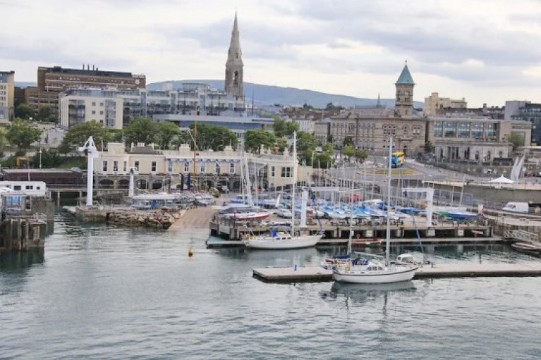 The Royal St George Yacht Club on Dun Laoghaire’s waterfront