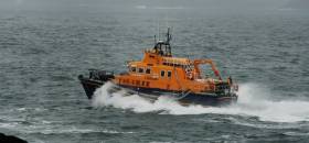 Ballyglass RNLI has rescued three fishermen off the Mayo coast this morning, following a 10 hour call out