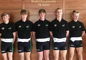 The Ireland junior men&#039;s coxed four 