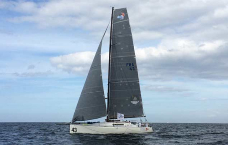 Antoine Magre's Palanad 3 from La Trinite sur Mer is the 43rd Round Ireland entry
