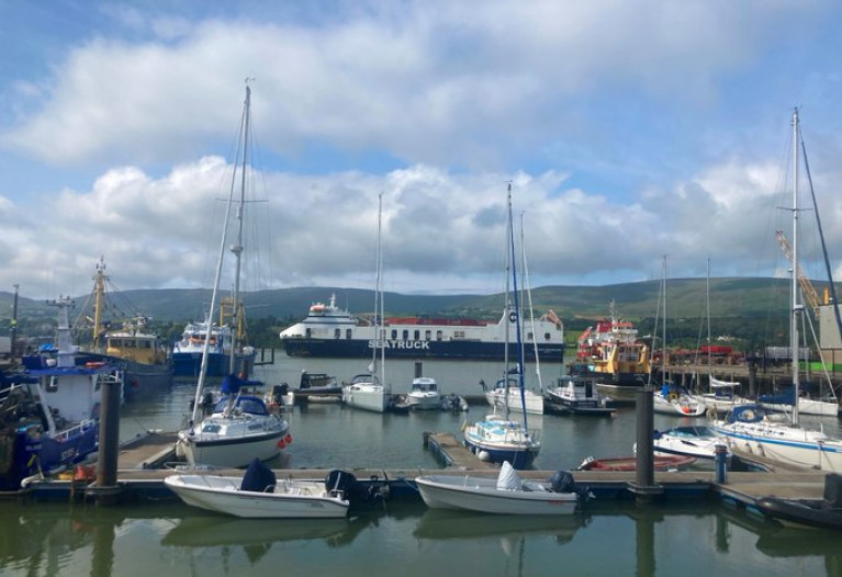 Non-Executive appointments to the board of Warrenpoint Harbour have taken place this month. The above scene in the Co. Down port shows the mix of activity involving merchant ships, fishing vessels and recreational craft.